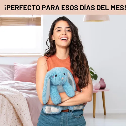 Miniatura 9 de Happy Fuel - Peluche de conejo para microondas, almohadilla térmica sin perfume de 1.5 libras, juguete suave y acogedor para relajación y comodidad