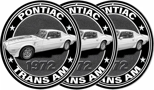 Miniatura 19 de Brotherhood Letreros de metal de metal con emblema de Trans Am de alto rendimiento, reproducción de fotografía de pájaro, letrero redondo