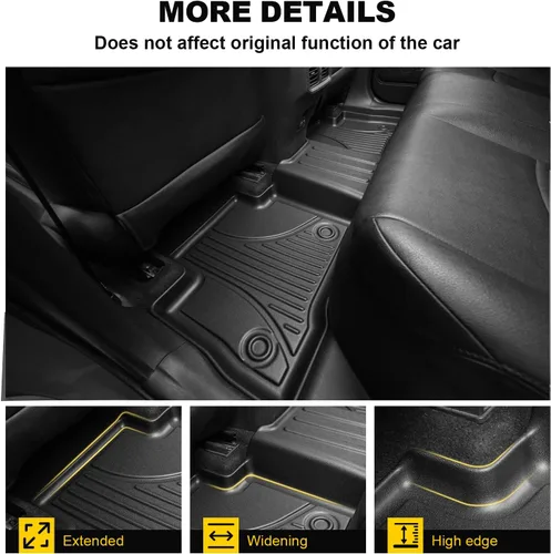 Miniatura 5 de TTX LIGHTING Alfombrillas y forro de carga para Toyota RAV4 2019-2024 2025: alfombrillas de TPE protegidas para todo tipo de clima, incluye 1ª 2ª