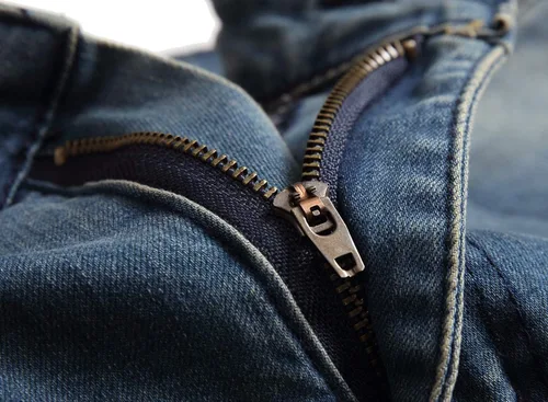 Miniatura 2 de QIMYUM Jeans ajustados para hombre, jeans ajustados rasgados para hombre, jeans de motociclista, elásticos, pantalones de mezclilla de Moto Cargo