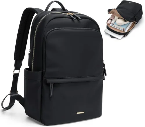 Miniatura 9 de GOLF SUPAGS Mochila para laptop para mujer, bolsa delgada para computadora, trabajo, viajes, universidad, mochila para portátil de 14 pulgadas