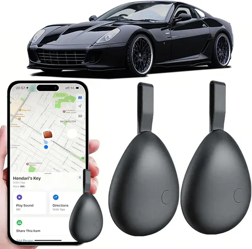 Mini rastreador GPS para vehículos, dispositivos de seguimiento para autos ocultos, rastreador de automóvil sin suscripción, funciona con Find My