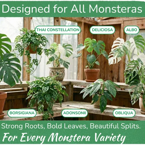 Miniatura 5 de Monstera Plant Food - Fertilizante líquido rico en nutrientes de primera calidad (5-2-3 NPK) para Monstera Deliciosa y otras plantas tropicales