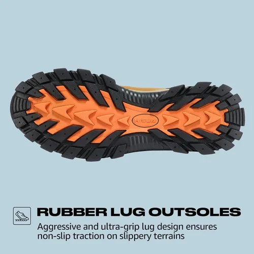 Miniatura 4 de HISEA Botas de senderismo para mujer, impermeables, ligeras, de cuero, botas de tobillo transpirables para escalada al aire libre, senderismo