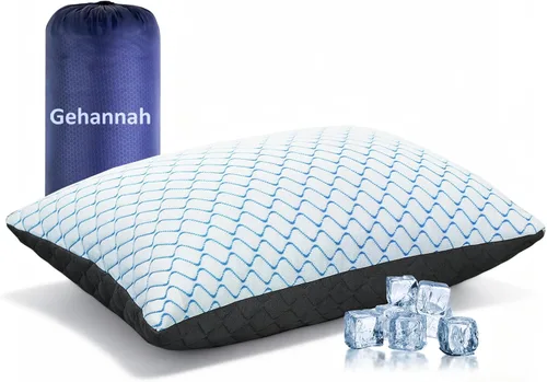 Miniatura 10 de Almohada de Viaje - Paquete de 1 Almohada Grande Compresible para Acampar para Dormir - Espuma de Memoria Triturada con 1 Bolsa de Almacenamiento