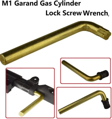 Miniatura 3 de Llave de enchufe de cilindro de gas M1 Garand, alta resistencia, mango redondo/tornillo