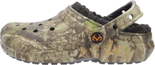Miniatura 7 de Crocs Zuecos clásicos unisex con forro Realtree para niños