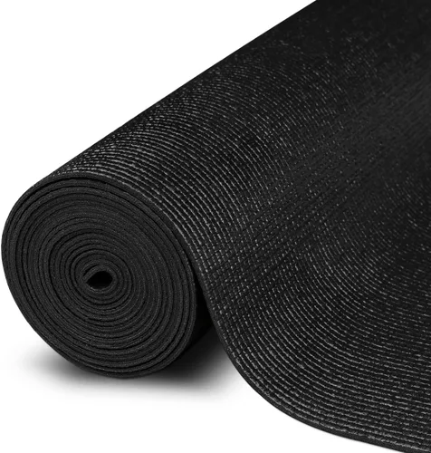 Forro de caja de herramientas de espuma, tapete para cajón de 1/8 pulgada de grosor x 16 pulgadas de ancho x 16 pies de largo, negro, antideslizante