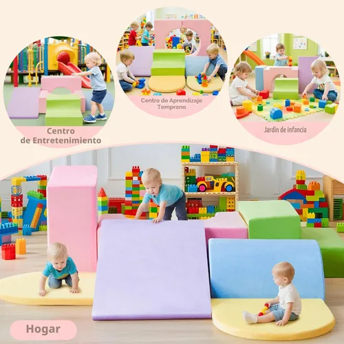 Miniatura 4 de IFNOW Juguetes de Escalada para Niños Pequeños de Interiores, Juego de 7 Piezas de Bloques de Escalada de Espuma para Niños Pequeños, Escalada