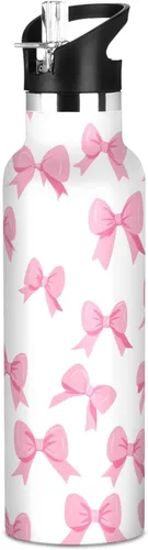 Miniatura 10 de Flower Horse - Botella de agua de acero inoxidable con aislamiento al vacío, botella de boca estándar con asa ancha
