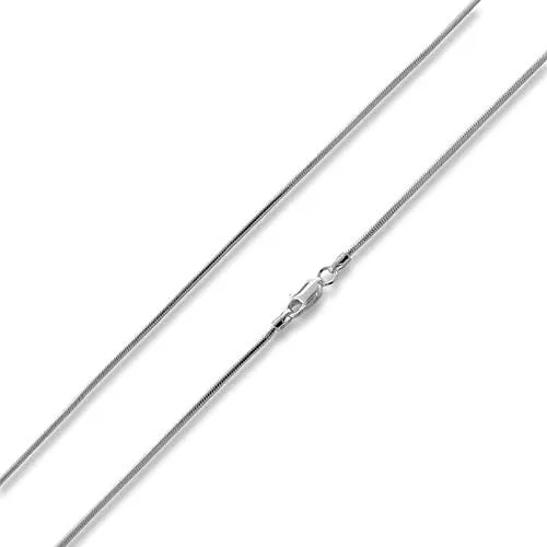 Miniatura 6 de PORI JEWELERS 925 Sterling Silver Italian Magic Snake Chain Necklace - 16"-30