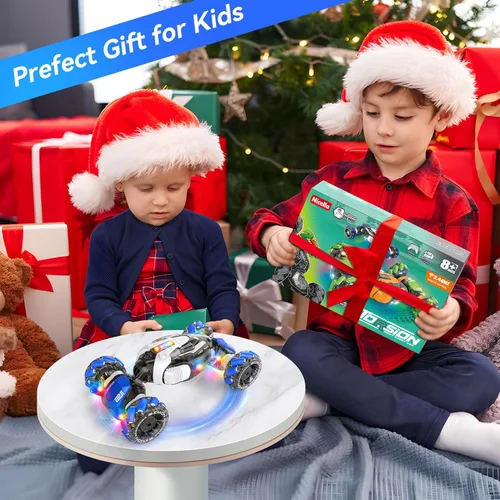 Miniatura 9 de Nicella Auto a control remoto, juguetes de control remoto, regalos para niños y niñas de 6, 7, 8, 9, 10, 11, 12 años, rotación de 360°, 4WD