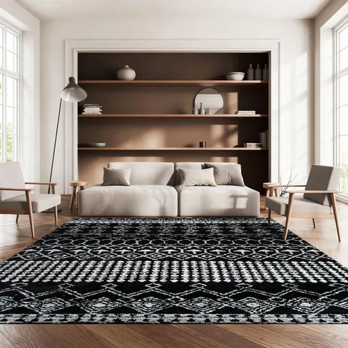 Miniatura 9 de SAFAVIEH Tulum Collection - Alfombra decorativa de 2 x 3 pies, diseño marroquí bohemio envejecido, no desprende pelusa y fácil de limpiar, ideal