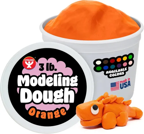 Miniatura 33 de Hygloss Play - Masa de modelado para niños, masa sensorial segura y no tóxica para artes y manualidades, bañera de 3 libras, arcilla de juego