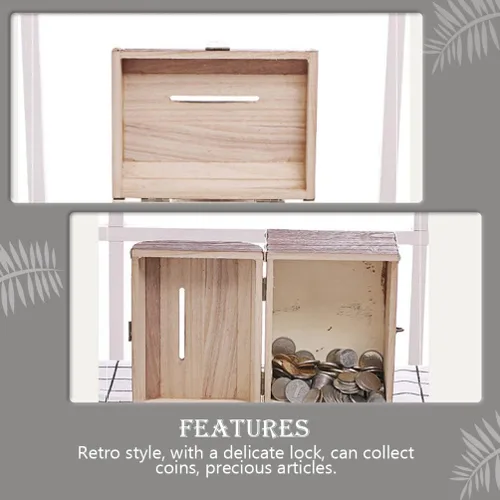 Miniatura 3 de Juego de pecho de metal vintage, caja pirata de estilo europeo con cerradura y llave, caja de regalo para niñas, mujeres y mujeres, talla L
