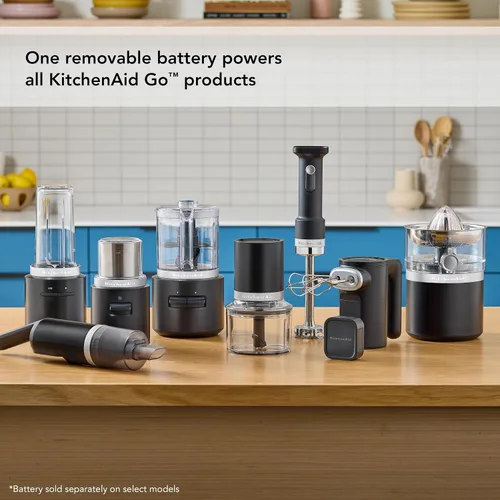 Miniatura 6 de Exprimidor de cítricos inalámbrico KitchenAid Go - la batería se vende por separado, KCJR160, Negro mate