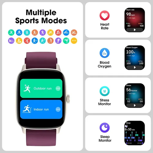 Miniatura 4 de DAVIKO Reloj podómetro, apto para personas mayores, no requiere aplicación/teléfono, reloj de seguimiento de fitness impermeable con contador