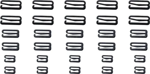 sowaka 30 piezas de ganchos de metal para sujetador, ganchos de ajuste para bikini, brasier de costura, tops halter para vestido de baño