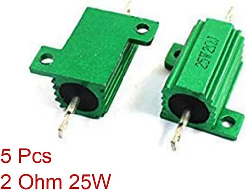 Miniatura 2 de Resistencia bobinada 10W 100 Ohm 5% Resistencias de carcasa de aluminio - 5pcs