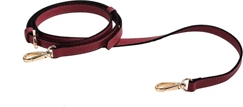 Miniatura 26 de LIVE UP Correa de Bolso de Cuero Genuino de Grano Completo Repuesto para Bolsos Cruzados y Carteras Plateado