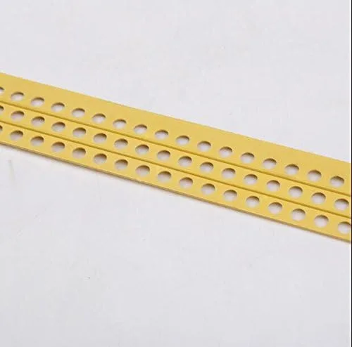 20 piezas/lot Apicultura amarillo copos apagado plástico apagado el polvo alimentador agujero de Abeja