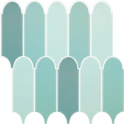 Miniatura 13 de Protector contra salpicaduras para cocina, diseño más grueso, protector contra salpicaduras de plumas negras mate de primera calidad, azulejos sin