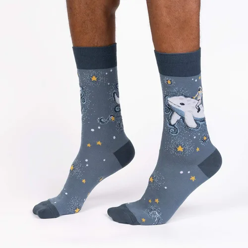 Miniatura 33 de Sock It To Me - Calcetines con diseño de extraterrestres y del espacio para hombre