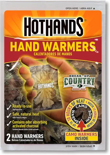 Miniatura 2 de HotHands Mossy Oak - Calentadores de manos de camuflaje – Calentadores activados por aire naturales sin olor de larga duración – hasta 10 horas