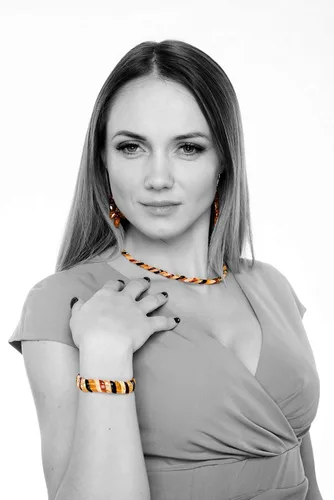 Miniatura 5 de AMBERAGE Pulsera elástica de ámbar báltico natural para mujer, hecha a mano con cuentas de ámbar báltico pulidocertificado (Multi), Ámbar, ámber
