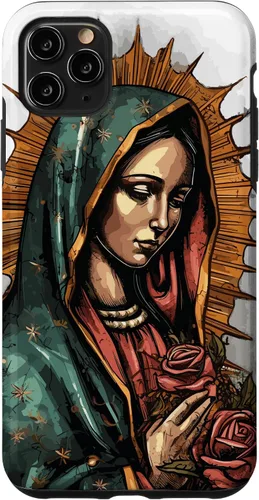Miniatura 13 de Funda para iPhone 12 Pro Max Virgen De Guadalupe Católica Virgen De Guadalupe
