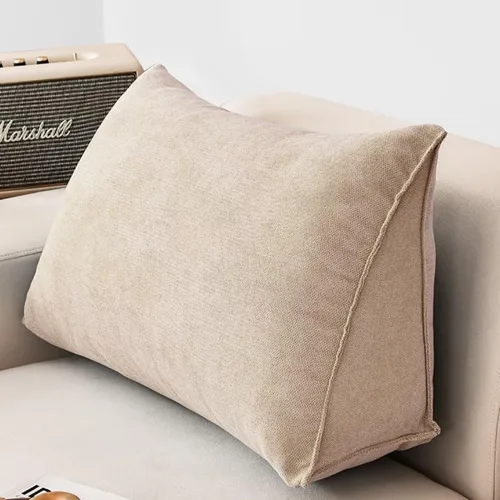 Miniatura 13 de Almohada para cabecero, almohada de cuña para lectura y reposo en cama, color verde claro, para respaldo triangular, soporte para lectura, espalda