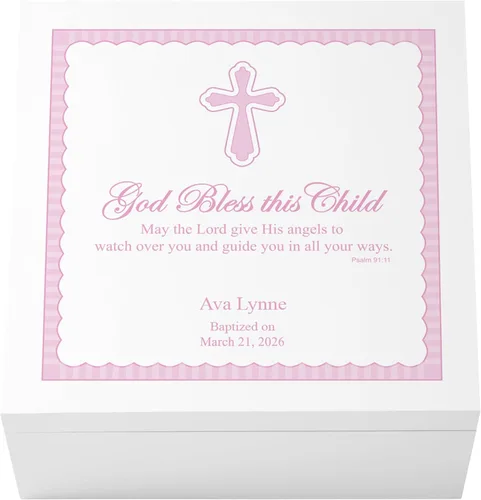 Miniatura 19 de Let's Make Memories Caja de recuerdos personalizada para recién nacido, almacenamiento de recuerdos, caja de recuerdos, decoración de guardería, 6