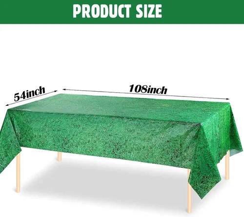 Miniatura 2 de Blulu Mantel del Día de San Patricio, 3 piezas, 54 x 108 pulgadas, desechable, impermeable, para fiestas, decoraciones del día de San Patricio