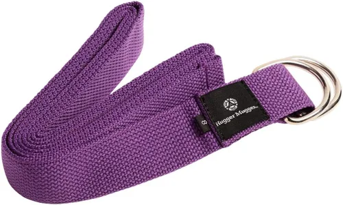 Miniatura 12 de Hugger Mugger Correa de yoga de algodón con anillo en D, algodón súper fuerte, hebilla de anillo en D de metal, múltiples longitudes disponibles