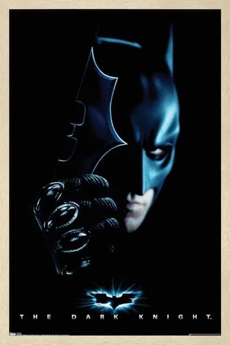 Miniatura 7 de Trends International DC Comics Movie - Póster de pared de Batman con Batarang, 14.725 x 22.375 pulgadas, versión enmarcada de madera de granero