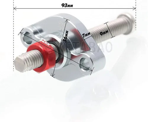 Miniatura 4 de KETABAO Tensor de cadena de leva manual ajustable CCT compatible con YZF R1 1000 1999-2003 2000 2001 2002 (titanio)