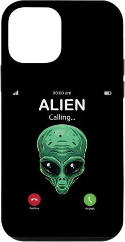 Miniatura 12 de iPhone 14 Pro Alien Is Calling Funny Alien Humor OVNI Prank Phone Call Case