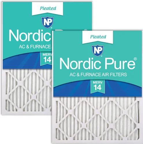 Miniatura 35 de Nordic Pure Filtros de aire para horno MERV 6 de 18 x 25 x 1 pulgadas (tamaño real: 17 1/2 x 24 1/2 x 3/4), color verde poliéster MERV 6, reduce