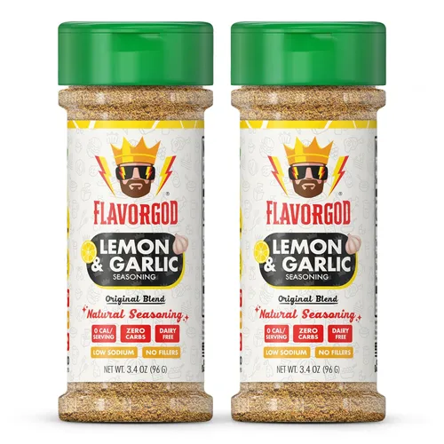 Miniatura 14 de Mezcla de Condimentos con Sabor a Queso de FlavorGod - Mezcla de Especias Premium Totalmente Natural y Saludable para Pollo, Verduras, Ensalada