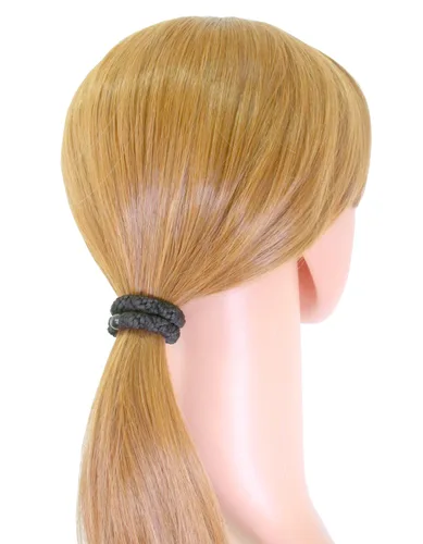 Miniatura 2 de Fashion & Lifestyle 20 ligas grandes para el cabello, caballo, para cabello grueso, bandas elásticas para el cabello, cuerdas tejidas para mujeres