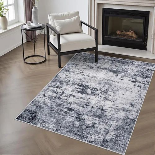 Miniatura 36 de Alfombra lavable de 2 x 3 pulgadas, alfombra de entrada: lavable, moderna, abstracta, suave, fina, antideslizante, resistente a las manchas