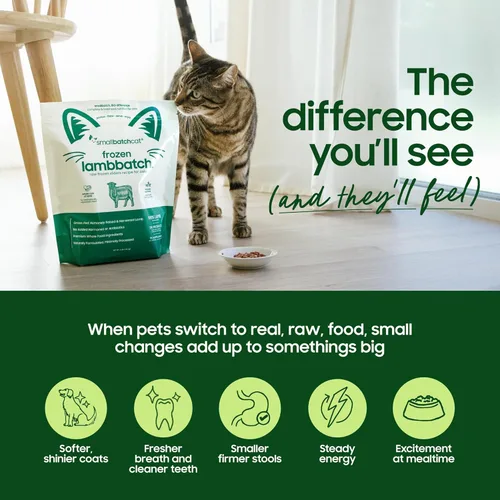 Miniatura 3 de smallbatch Pets - Alimento crudo liofilizado para perros, receta de pavo, 25 onzas, alimento orgánico para perros con alto contenido de proteínas