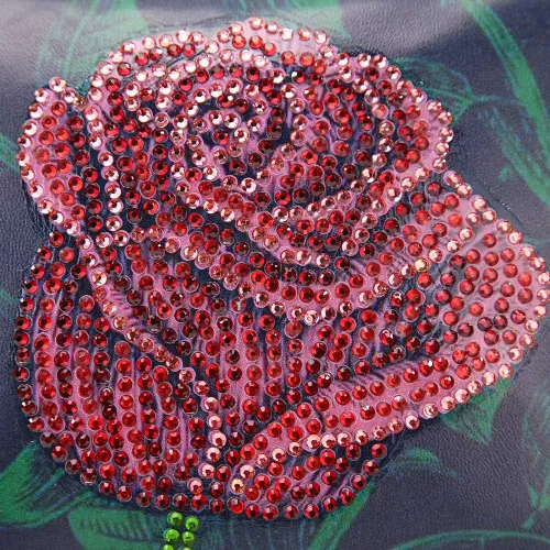 Miniatura 6 de Kits de pintura de diamantes para niños y adultos, bolso cruzado con cadena 5D con diamantes de imitación de punto de cruz, manualidades