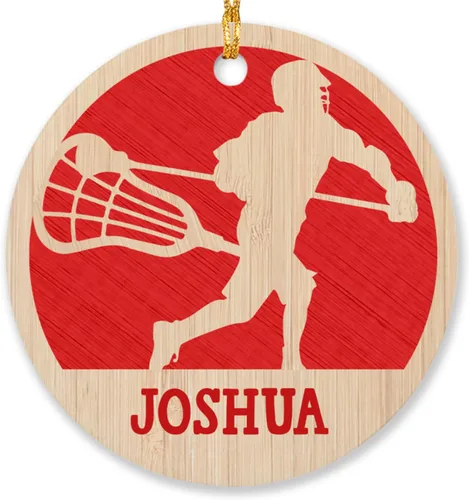 Miniatura 12 de Adorno de Navidad de balón de fútbol, adorno de fútbol personalizado con nombre, adorno de jugador de fútbol personalizado para árbol de Navidad