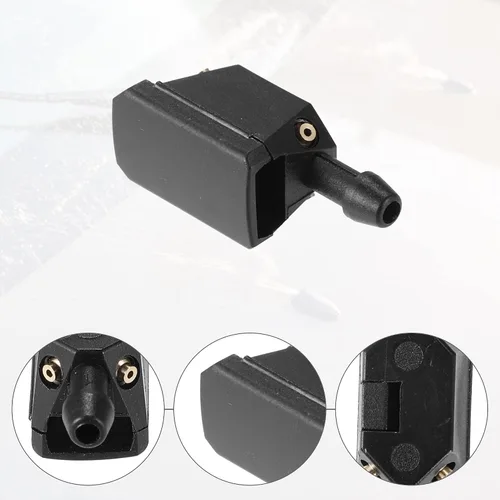 Miniatura 4 de ACROPIX Boquilla universal ajustable para limpiaparabrisas, color negro azabache, paquete de 4
