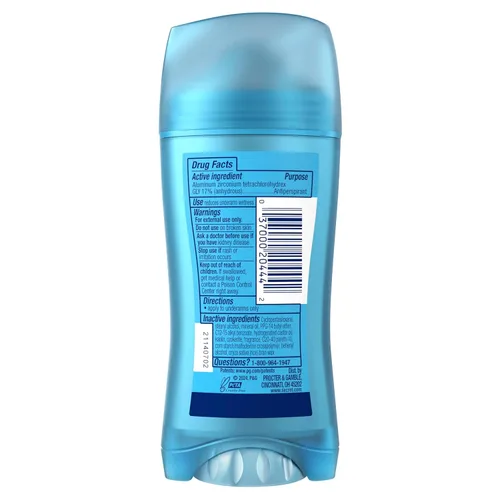 Miniatura 11 de Secret Desodorante antitranspirante fresco para mujer, protección transpirable contra el sudor y el olor durante 72 horas, frescura instantánea