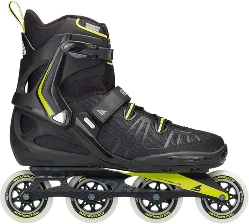 Miniatura 2 de Rollerblade RB XL - Patines en línea para hombre, color negro y lima, patines en línea de alto rendimiento