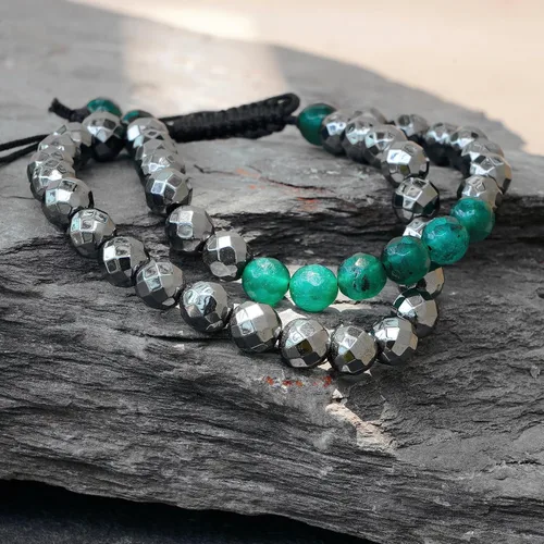 Miniatura 97 de Pulseras de cristal curativo para mujeres y hombres, espiritual, energía positiva y equilibrio, pulseras de cuentas de cristal natural hechas a mano