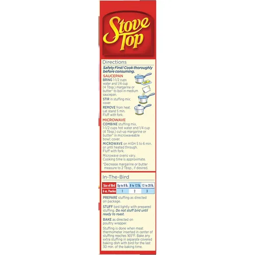 Miniatura 8 de Stove Top Mezcla de relleno de sabio tradicional (caja de 6 oz)