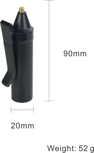 Miniatura 7 de HEIMU Micrófono condensador de instrumento con clip + clip universal (para guitarra)
